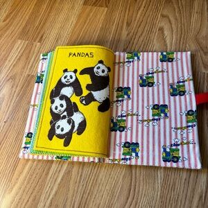 VINTAGE MCM BABY FELT BOOK ADORABLE KITSCHY